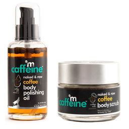 MCaffeine Set of Coffee Body Polishing Oil 100ml & Body Scrub 55g-34