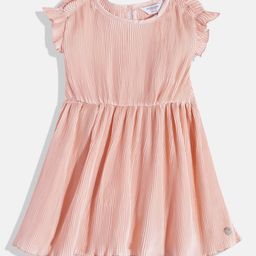 U.S. Polo Assn. Kids Girls Self Design Fit & Flare Dress-image-36