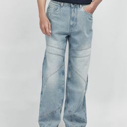 RARE RABBIT Men Comfort Heavy Fade Stretchable Jeans-image-42