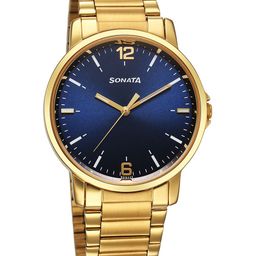 Sonata Men Bracelet Style Straps Analogue Watch 77083YM08-98