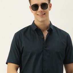 Mast & Harbour Men Classic Slim Fit Opaque Cotton Casual Shirt-image-72