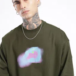 glitchez Urban Dope Printed Cotton Terry Oversized Sweatshirt-image-85