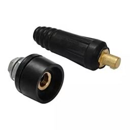Shiv Alaska Cable Connector Plug Socket 1 Male & 1 Female 100 A for Welding Machine, (Kit)-46