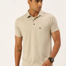 FIFTY TWO Self-Design Polo Collar Dri-FIT Training T-shirt-image-85