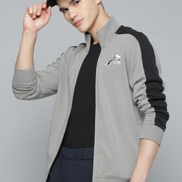 Alcis Men Grey Colourblocked Sweatshirt-image-19