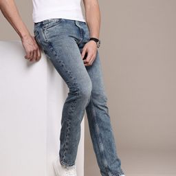 Nautica Men Pure Cotton Straight Fit Heavy Fade Jeans-image-91