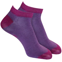 Man Arden Men Magenta Solid Ankle-Length Socks-15