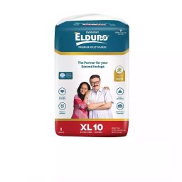 ELDURO Premium Unisex Adult Tape Diapers with Aloe Vera XL Size, (Pack of 10 Pcs)-picture-36