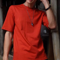 MADSTO Drop-Shoulder Sleeves Pure Cotton T-shirt-image-94