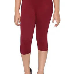 FRENCH KLEIDER Girls Slim Fit Mid-Rise Capris-picture-40