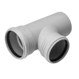 Astral Reducer Tee Without Swept 11.0x6.3 cm Polypropylene Silencio Series For Drainage Fitting, M242000332ø (Pack of 12)-image-2