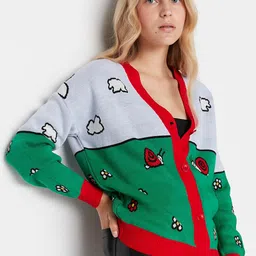 Trendyol Women Colourblocked Cardigan-image-96