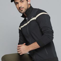 Alcis Men Black Striped Sweatshirt-image-77