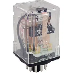 Omron Latching Relay AC 200/220 V Plug-in terminal, MK2KP AC200/(220) image 2