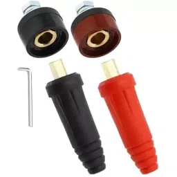 Shiv Alaska Cable Plug Socket 2 Male & 2 Female 220 A for Welding Machine, (kit)-38