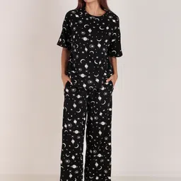Masha Women Printed Pure Cotton Night suit-image-27