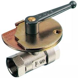 Legris Brass 2 Way Ball Valve Threaded BSPP 1/2 inch 40 Bar Operating Pressure, 0432 13 21-picture-2
