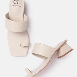 Carlton London Women One Toe Block Heels-38
