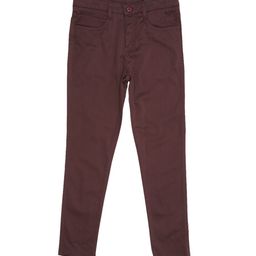 Allen Solly Junior Boys Maroon Regular Fit Self Design Regular Trousers-image-78