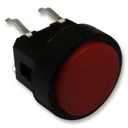 MULTICOMP PRO Tactile Switches SWITCH, PUSH BUTTON, ROUND, SPST, RED, TS0B23-8