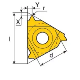 TaeguTec Insert Threading Tool Dia- 6.35mm 11IR 19 W Grade- TT9030-image-87