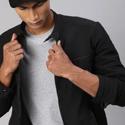 WROGN Men Black Solid Tailored Jacket-picture-32