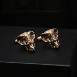 COSA NOSTRAA Bronze-Toned & Gold-Toned Quirky Cufflinks-image-38