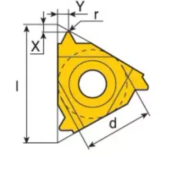 TaeguTec Insert Threading Tool Dia- 6.35mm 11IR 32 UN Grade- TT9030-image-62