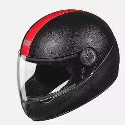 Studds Black With Red Strip Large (580 mm) Full Face Helmet, Chrome Elite-image-50