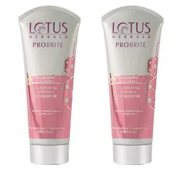 Lotus Herbals Set Of 2 Probrite Illuminating Radiance Face Scrub- 100g Each-40