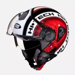 Studds N2 Black Large (580 mm) Open Face Helmet, Downtown D2 Decor-image-22