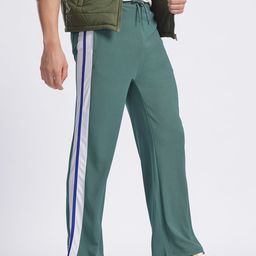 glitchez Men Athleisure Edge Side Stripe Knit Track Pants-image-95