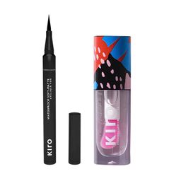 KIRO Set of pH-Play Lip Cheek Oil - Pink Funfetti & Soft-Matte Eyeliner Pen - Carbon Black-54