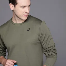 ASICS Men Solid Long Sleeves Round Neck Training T-shirt-picture-25