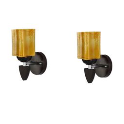 SOMIL Yellow Glass Cylinder Wall Lamps-image-24