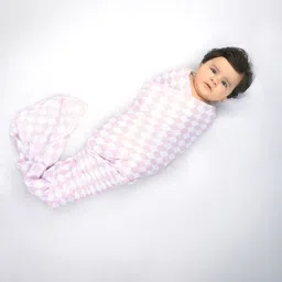 THEONI Checked Pure Cotton Muslin Swaddle-image-24
