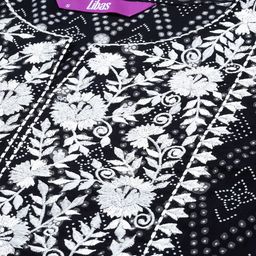 Libas Bandhani Yoke Design Thread Work Kurta image 2