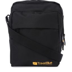 Travel Blue Unisex Black Solid Urban Messenger Bag-38