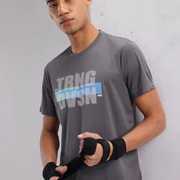 HRX by Hrithik Roshan Printed Rapid-Dry Training T-shirt-image-92