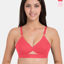Centra Pack Of 2 Pure Cotton Minimizer Bra Full Coverage All Day Comfort Non Padded-picture-16