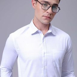 Luxe by TIGC Men Slim Fit Spread Collar Vertical Striped Formal Shirt-image-87
