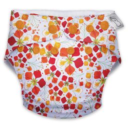 SuperBottoms Reusable and Washable Cloth Diapers for Babies Cloth Diaper Freesize Uno Flower Print - Multicolor image 2