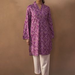Anouk Women Bandhani Printed Flared Sleeves Gotta Patti Kurta-image-10