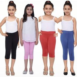 Tik Tok WEARS Girls Multicoloured Cotton Capris-image-24