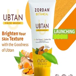ZORDAN Set Of 4 Botanical Ubtan Face Wash - 100 ml Each image 3