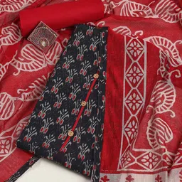 Meena Bazaar Printed Unstitched Dress Material-47