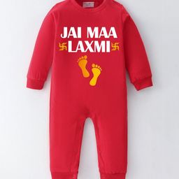 BLUSHES Kids Diwali Printed Pure Cotton Romper-picture-39