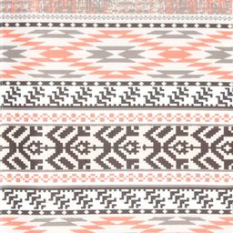 ROMEE Cream-Coloured & Brown Geometric Printed Table Runner image 4