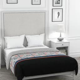 Portico New York Black & Grey Printed Verve Double King Duvet Cover-picture-3