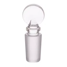 Supertek Solid Glass Stopper For Penny Head Long Neck Flask, Cone Size 10/19, Transparent, 14.204.0005 (Pack of 12)-26